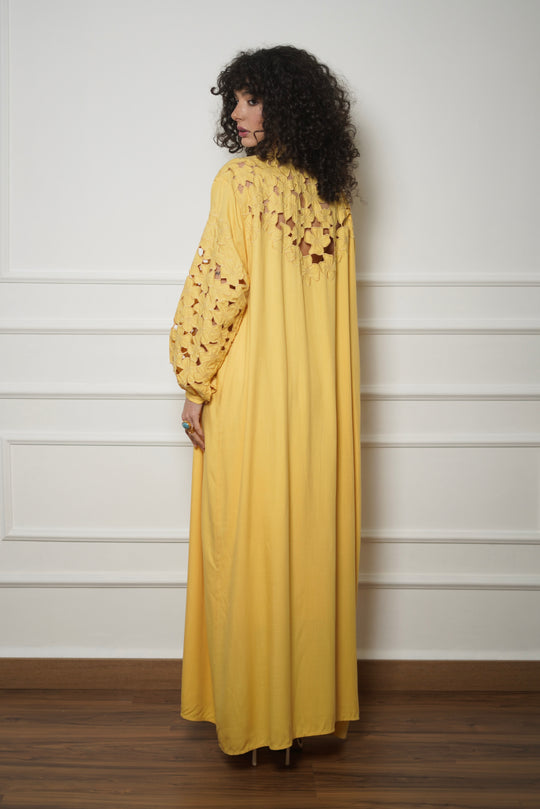 Floral Cutwork Kimono