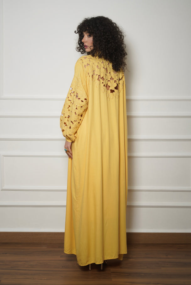 Floral Cutwork Kimono