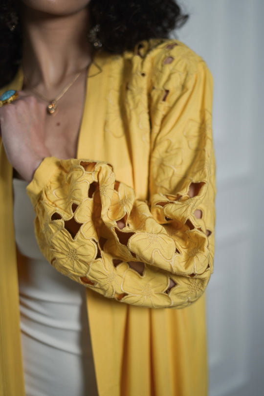 Floral Cutwork Kimono