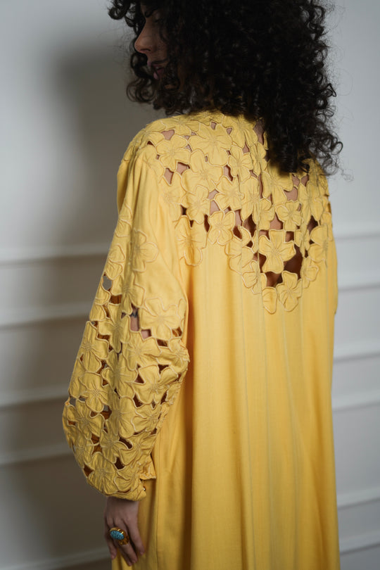 Floral Cutwork Kimono