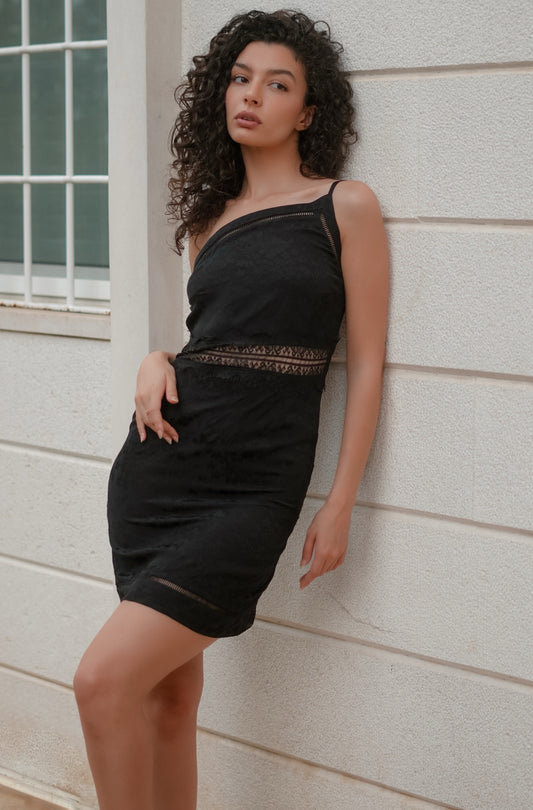 Asymmetry Mini Dress