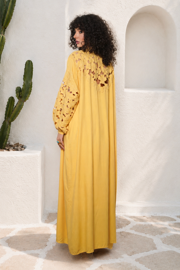 Floral Cutwork Kimono