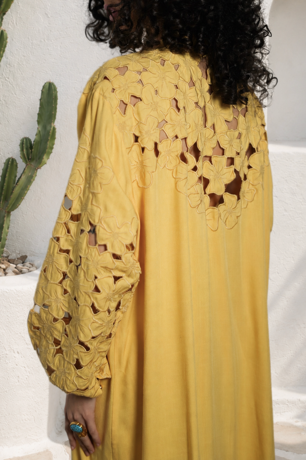 Floral Cutwork Kimono