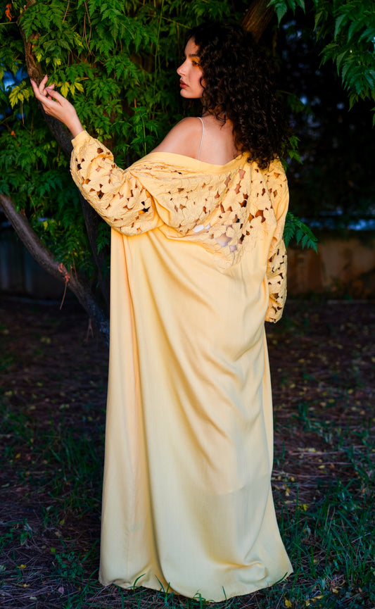 Floral Cutwork Kimono