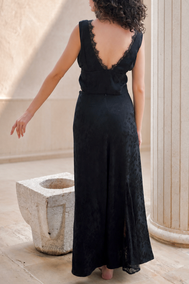 Lace Godet Skirt