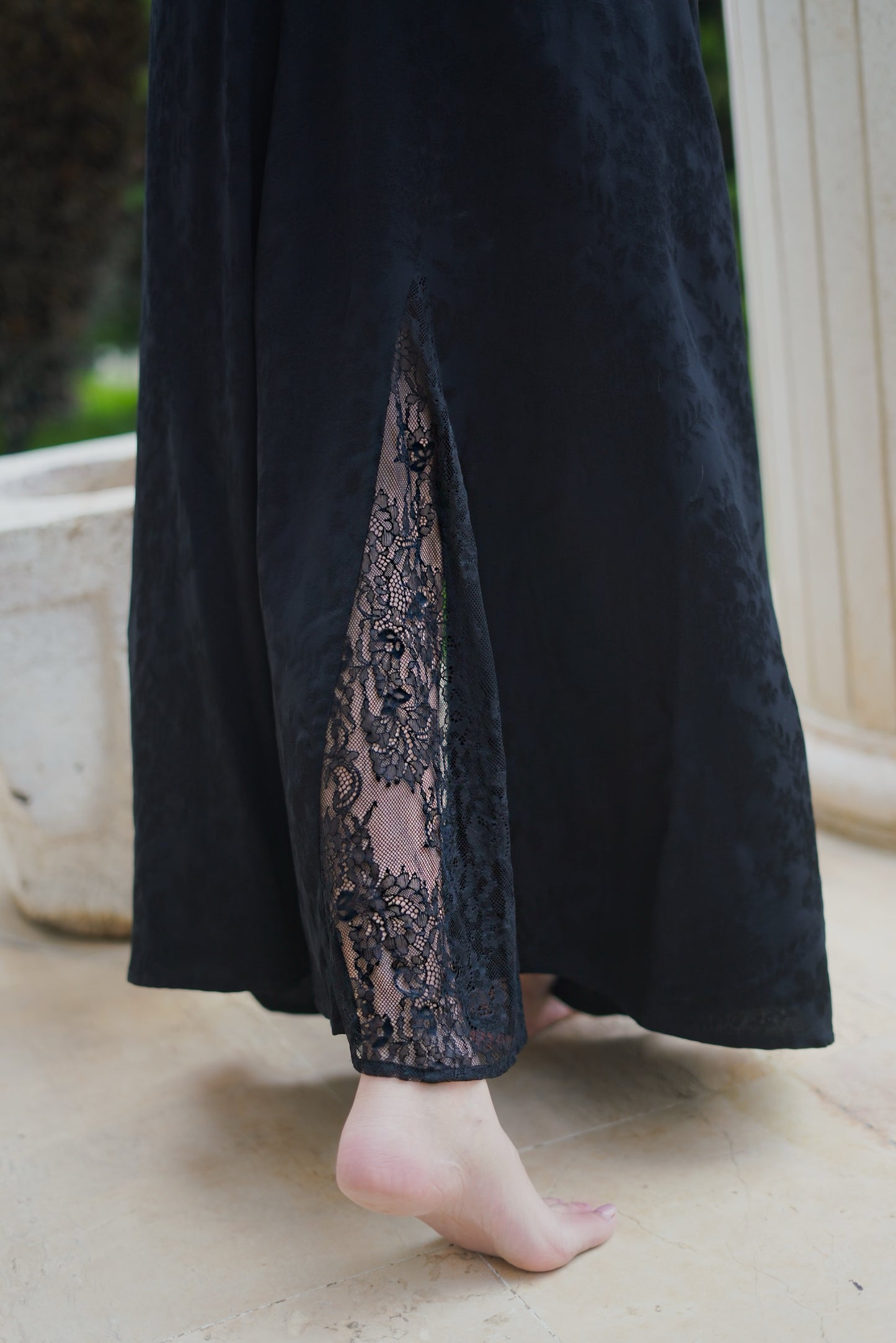 Lace Godet Skirt