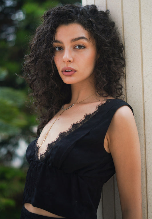 Lace Insert Top