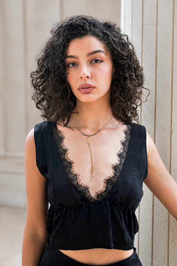 Lace Insert Top
