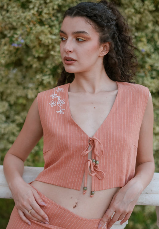 Yasmine Embroidered Vest