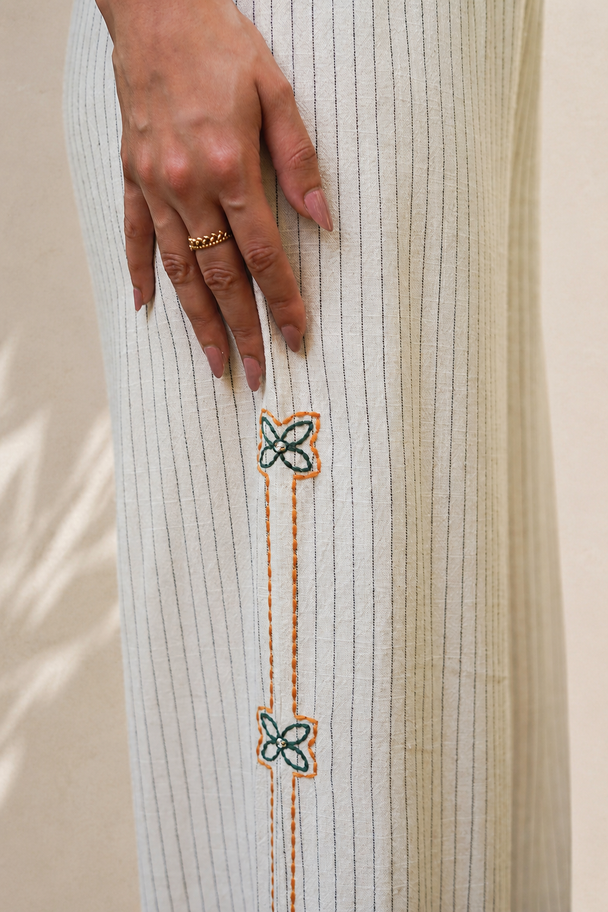 Zeitoun Embroidered Pants
