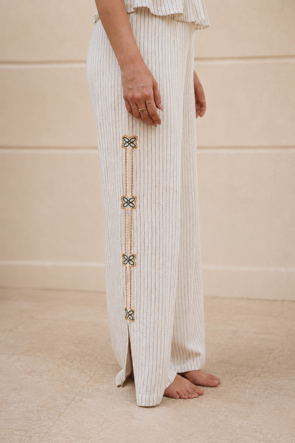 Zeitoun Embroidered Pants