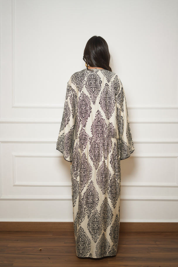 Arabesque Print Kimono