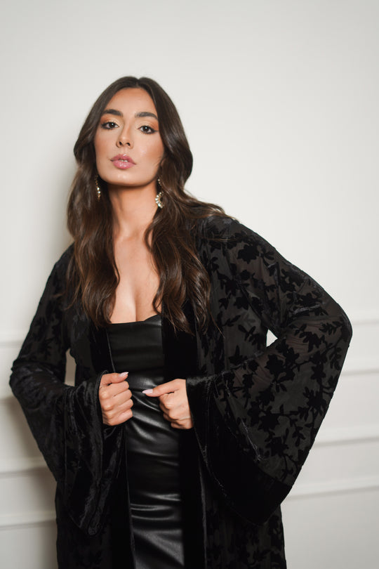 Sheer Burnout Kimono