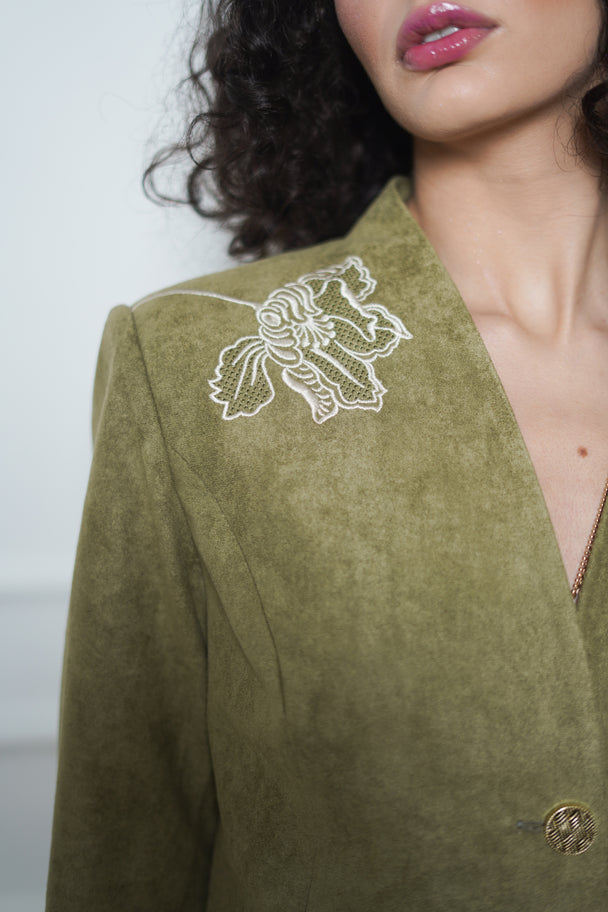 Vintage Embroidered Blazer