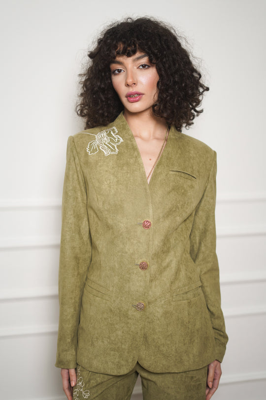 Vintage Embroidered Blazer